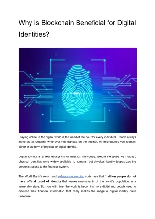 why is blockchain beneficial for digital