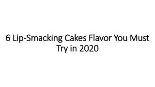6 lip smacking cakes flavor you must try in 2020