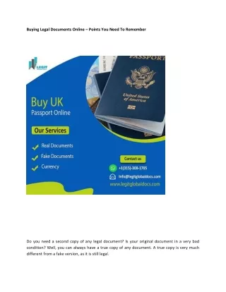 buying legal documents online points you need