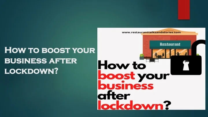 PPT - How to boost your business after lockdown? PowerPoint ...