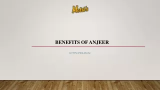 benefits of anjeer