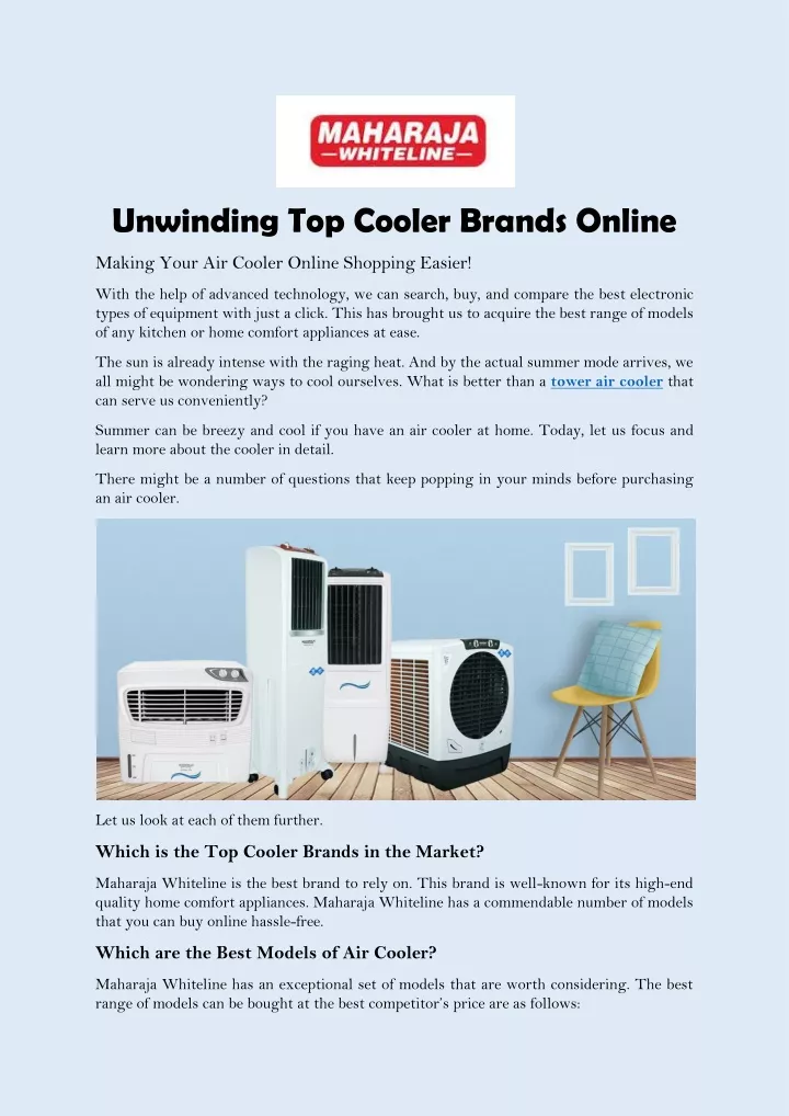 unwinding top cooler brands online