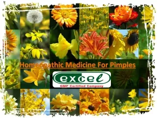 Homeopathic Medicine For Pimples