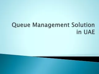 Queue Management Solution in UAE