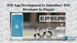 IOS App Development in Jalandhar | IOS Developer In Punjab