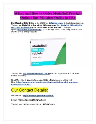 where and how to order modafinil provigil online