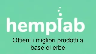 Olio di CBD Hemplab