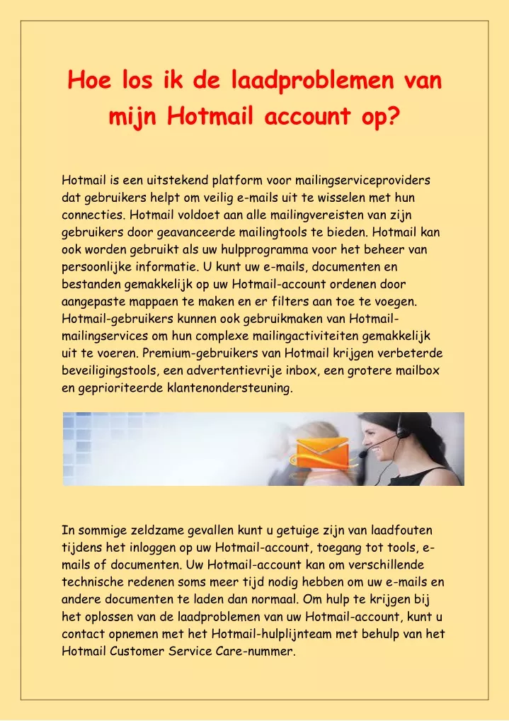 hoe los ik de laadproblemen van mijn hotmail