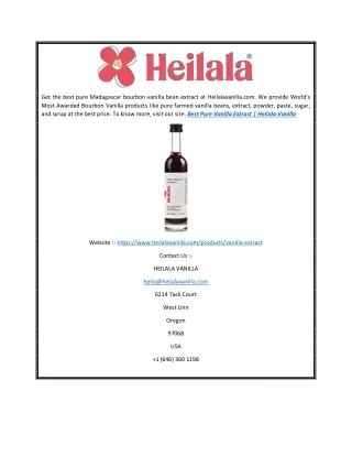 get the best pure madagascar bourbon vanilla bean