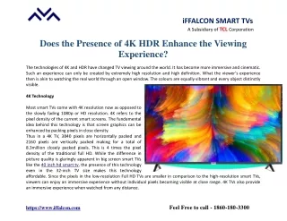 iffalcon smart tvs