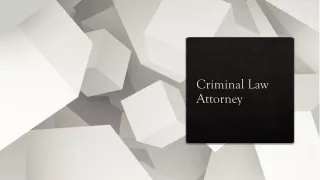 New Jersey Criminal law attorney