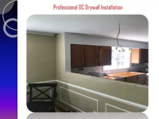 Professional DC drywall Installation