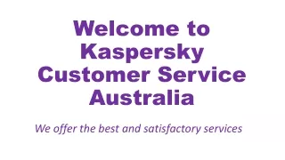 welcome to kaspersky customer service australia