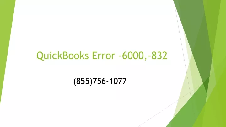 quickbooks error 6000 832