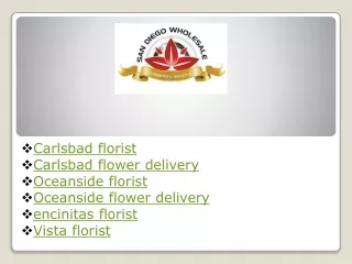 Carlsbad flower delivery