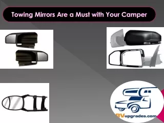 Towing Mirrors Are a Must with Your Camper