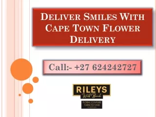 Deliver Smiles With Cape Town Flower Delivery
