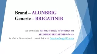 brand alunbrig generic brigatinib