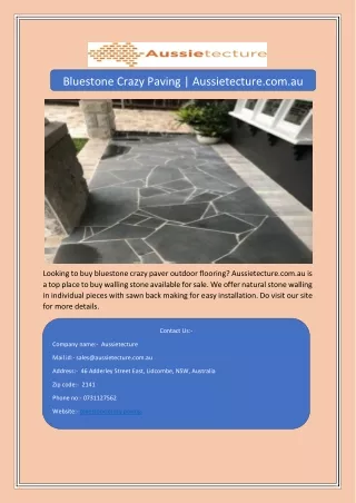 bluestone crazy paving aussietecture com au