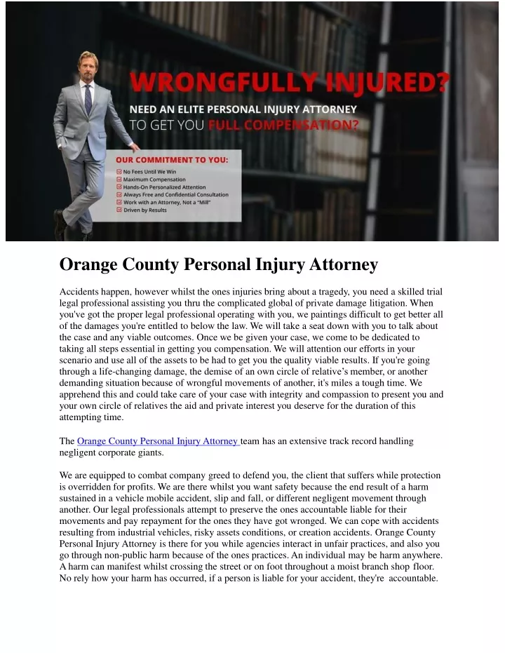 orange county personal injury attorney