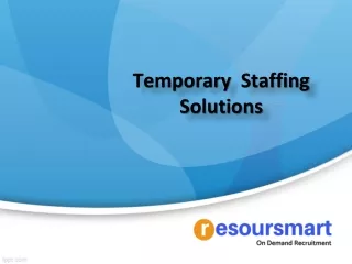 Temporary Staffing Agency in Hyderabad, Temporary Staffing Solutions In Hyderabad – Resoursmart