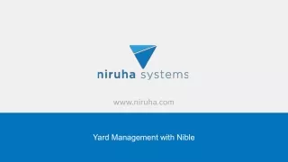 Yard Management with Nible
