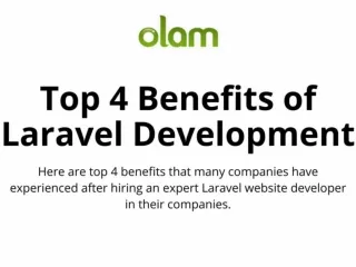 Top 5 Benefits of Laravel Development