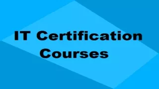 it certification courses in cyprus