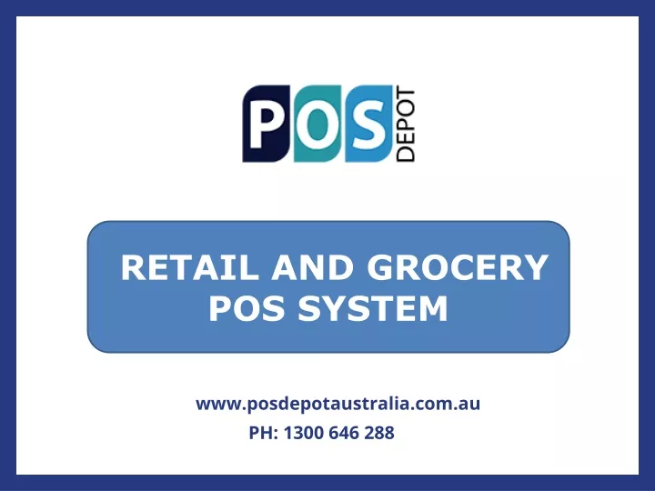 retail and grocery pos system