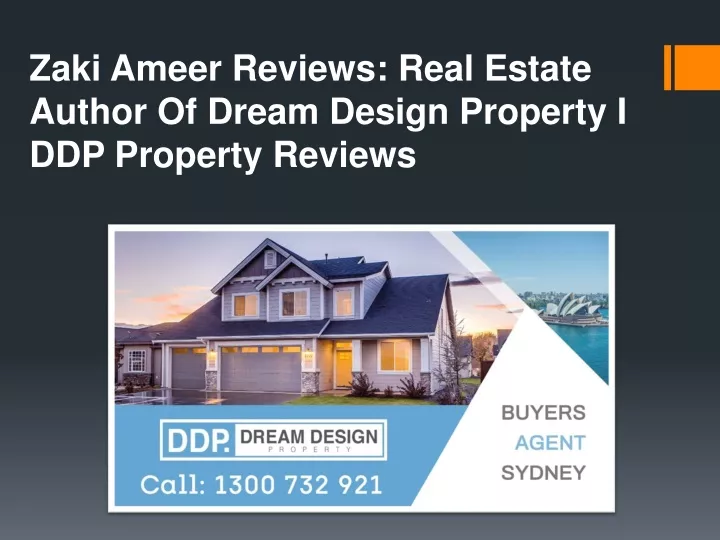 zaki ameer reviews real estate author of dream