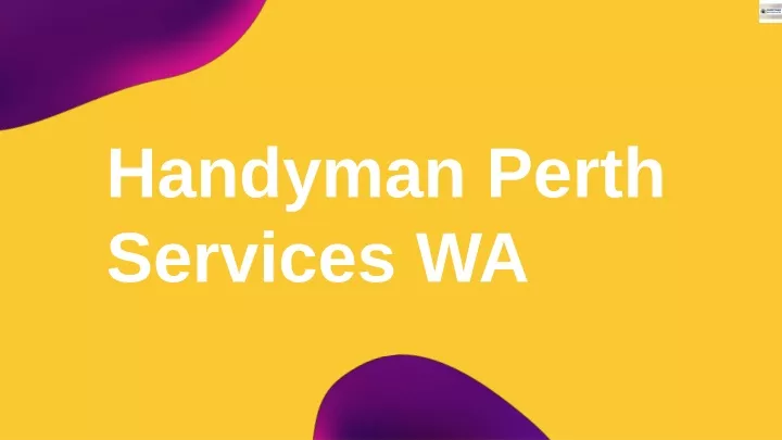 handyman perth services wa