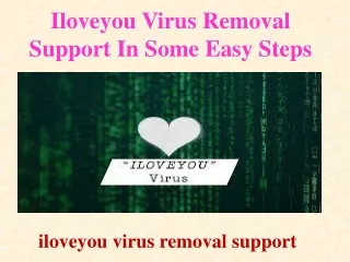 Iloveyou Virus Removal Support In Some Easy Steps