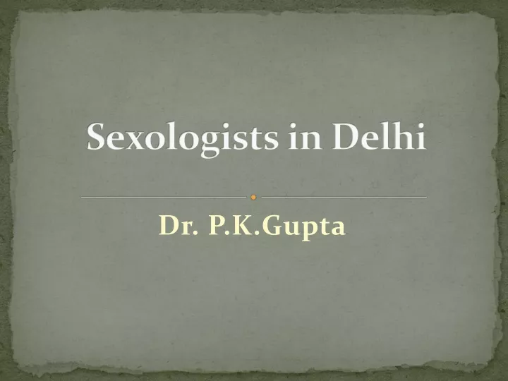 sexologists in delhi
