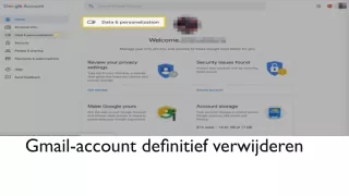 gmail account de nitief verwijderen