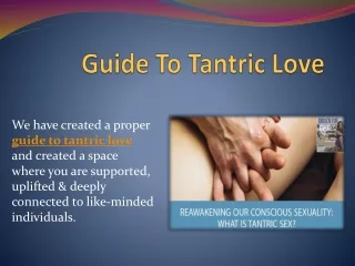 Guide To Tantric Love