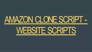amazon c l one script website scripts