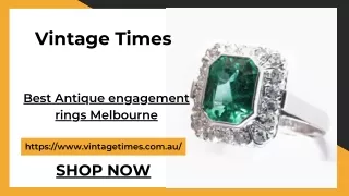 Best Antique engagement rings Melbourne - VintageTimes