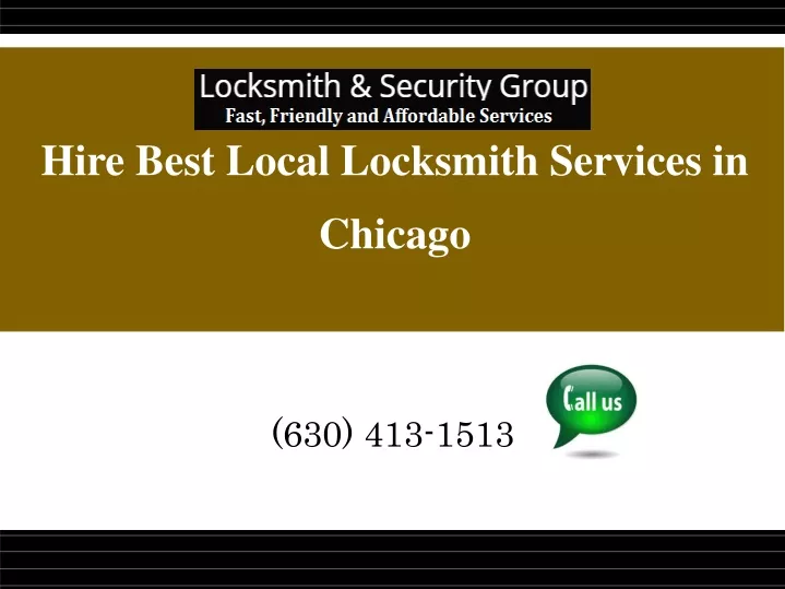 hire best local locksmith services in chicago
