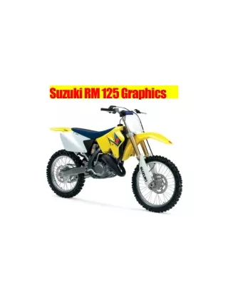 suzuki rm 125 graphics