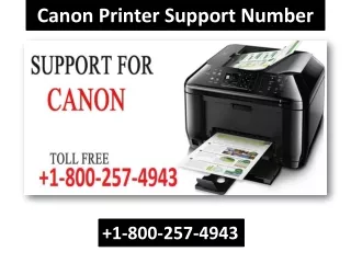 Canon Printer Support Number