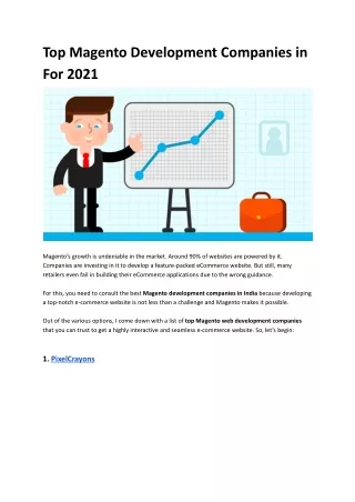 top magento development companies in for 2021