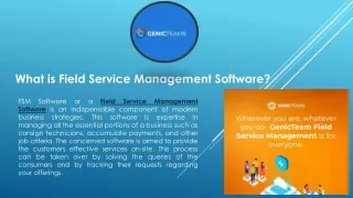 Benefits of Using Field Service Management Software