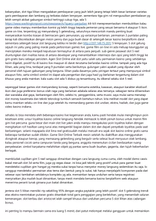 Situs Situs Judi Slot Online Terbaik Cara Mudah Super Simpel, Pemakaian Pros Bakal Mempromosikan