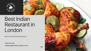 Best Indian Restaurant in London