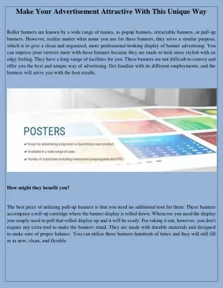 make your advertisement attractive with this