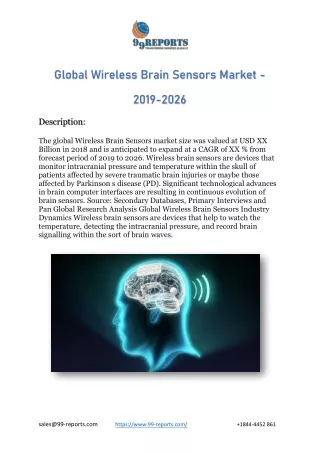global wireless brain sensors market