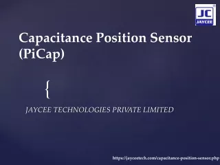 Capcitance Position sensor