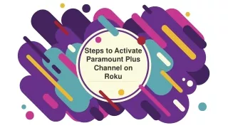 How to Activate Paramount Plus on Roku?