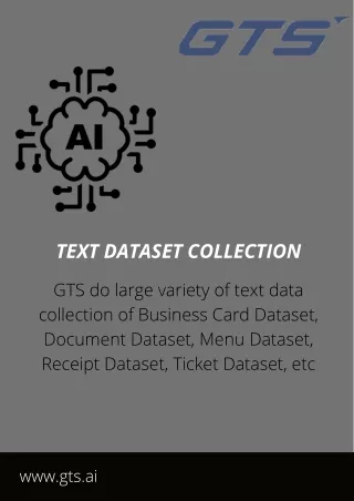 text dataset collection