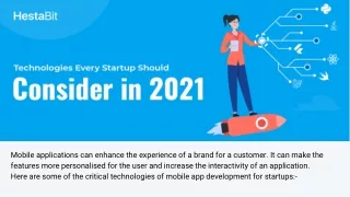 Technologies Every Startup Should Consider in 2021